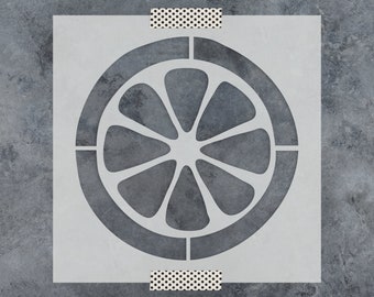 Lemon Stencil for Cookies Template Citrus Lemonaide Design Reusable Baking Stencils