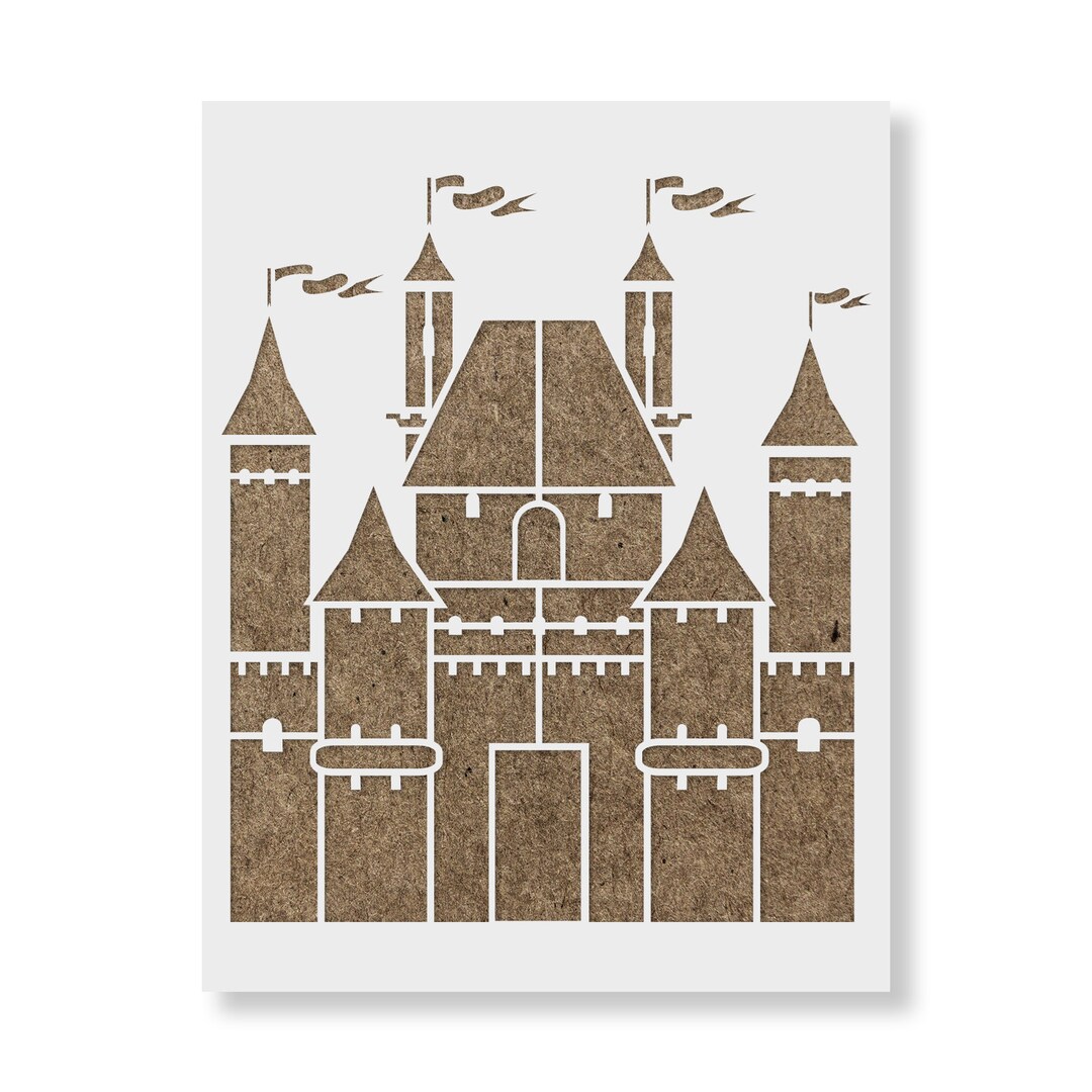 Magical Castle Stencil - Reusable Stencils for Painting - Create DIY ...