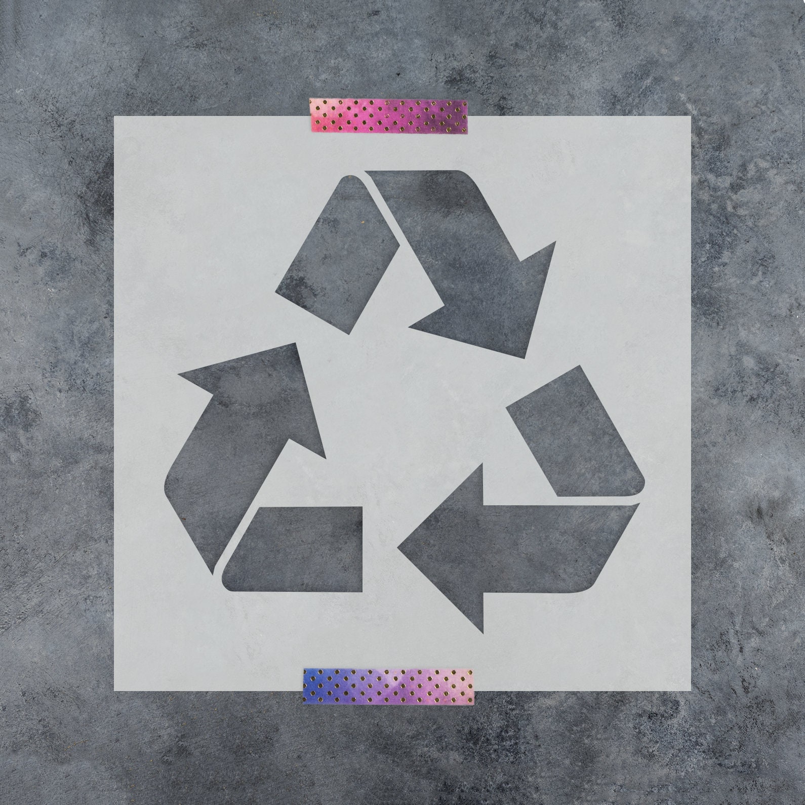recycle-stencil-recycle-symbol-large-recycle-stencil-recycling-stencil-recycle-art-recycling-stencils-earth-day-stencil-etsy