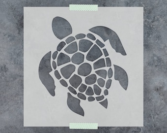 Turtle Stencil - Reusable Turtle Stencil, Stencil Of Turtle, Sea Turtle, Turtles, Ocean Stencil, Turtle Decal Alternative, Beach Stencil