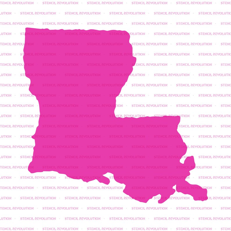 Louisiana State Stencil Hand Drawn Reusable Mylar Stencil Etsy louisiana-state-stencil-hand-drawn-reusable-mylar-stencil-etsy