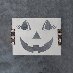 Jack O Lantern Pumpkin Stencil - Reusable Jack O Lantern Stencils, Jack O Lantern Stencil Designs, Holidays Stencil, Fall Stencil, Autumn