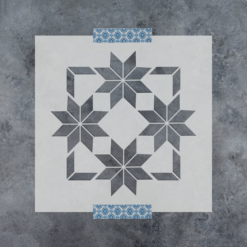 star medley barn quilt stencil durable reusable mylar etsy