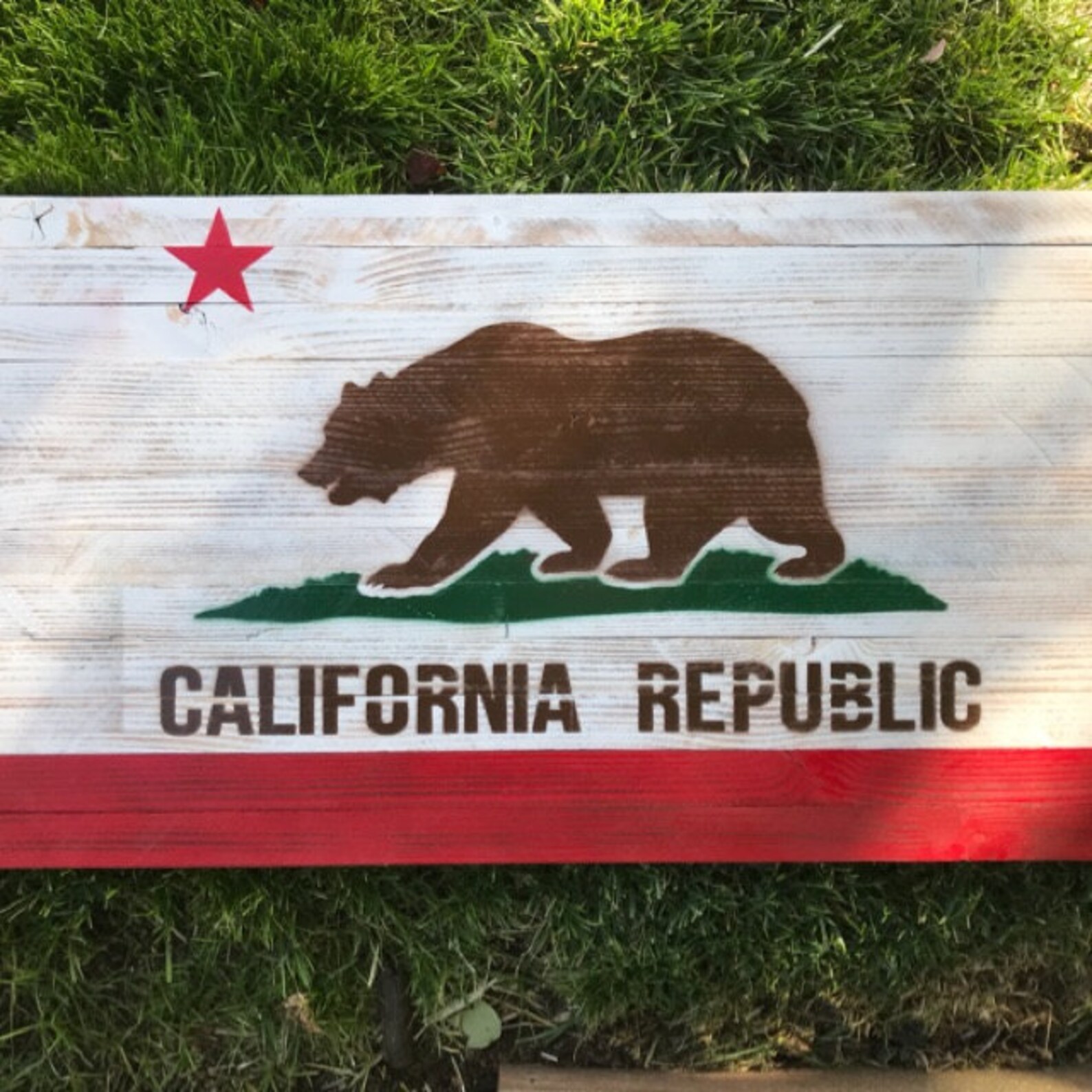 California Flag Stencil Reusable DIY Craft Stencils of the - Etsy