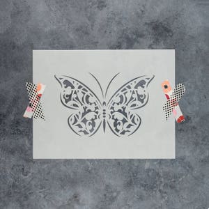 Two-tailed Butterfly Stencil 6 / 7.5 mil mylar