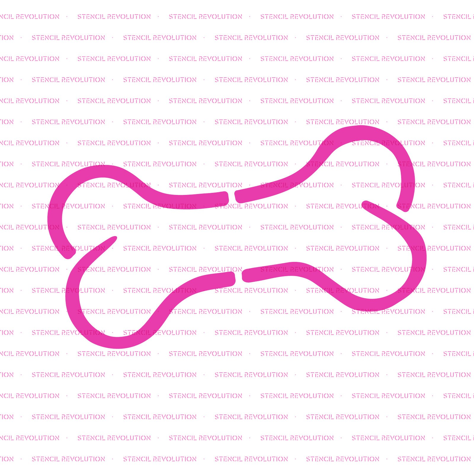 Dog Bone Stencil Reusable DIY Craft Stencils of a Dog Bone Etsy