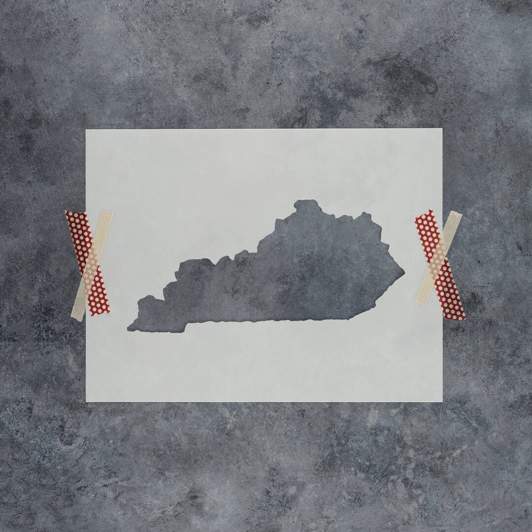 Kentucky State Stencil Kentucky Stencils for Painting, Kentucky Stencil