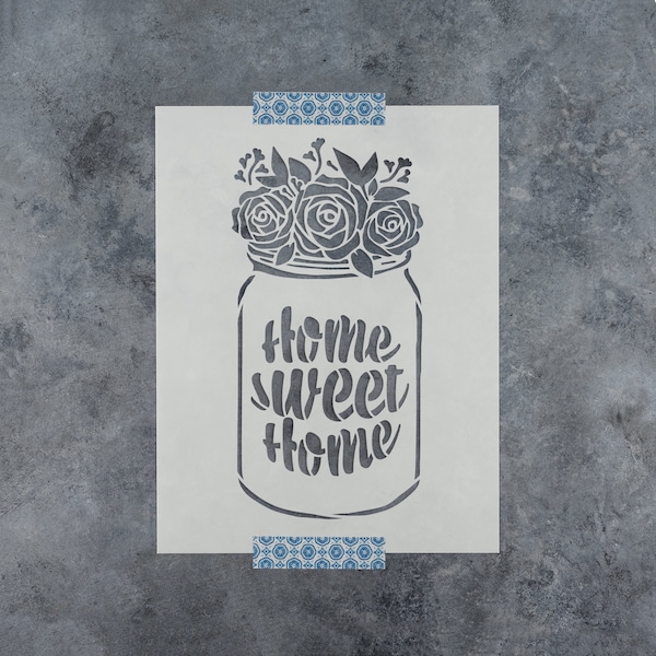 Mason Jar Stencil - Etsy