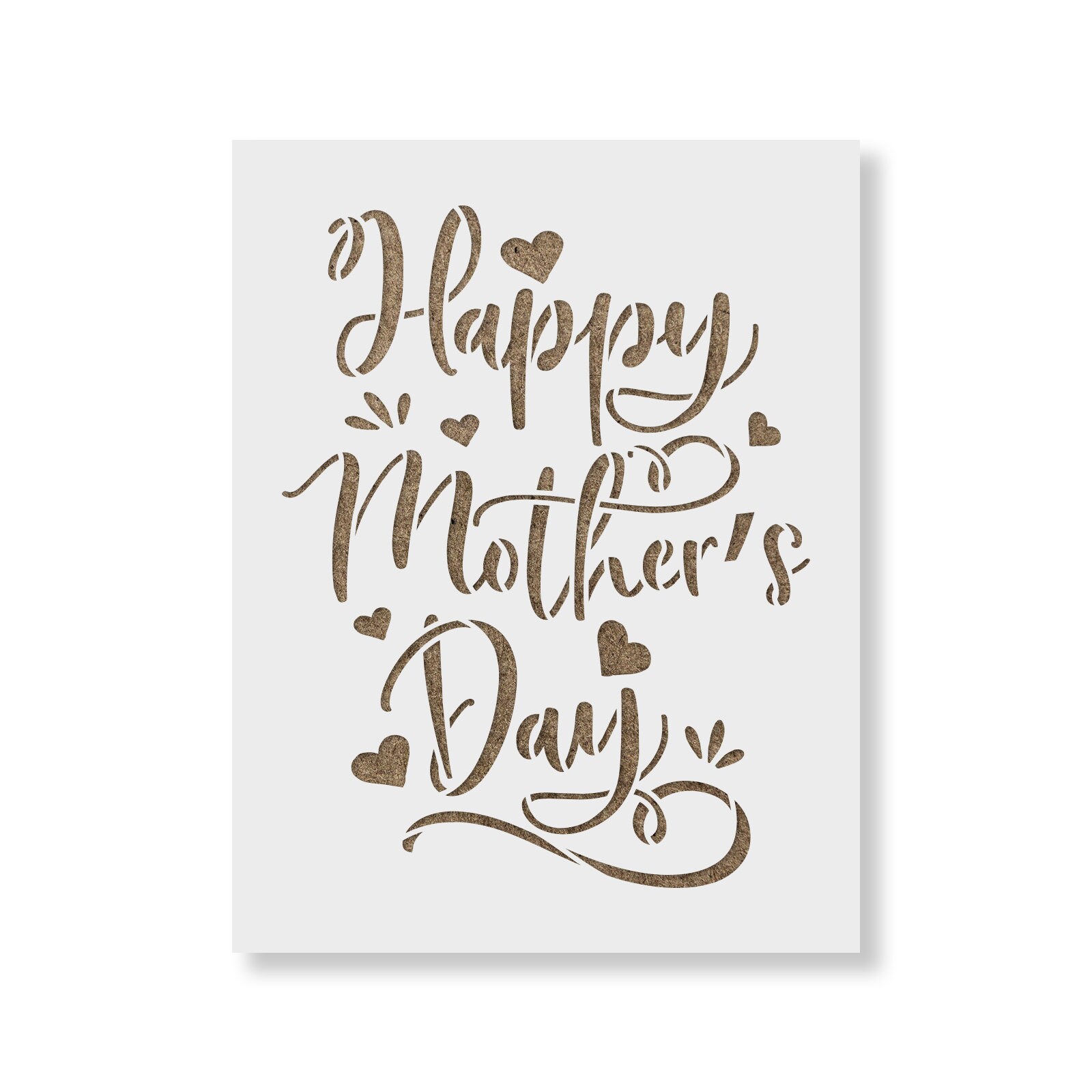 Happy Mothers Day Stencil Durable Reusable Mylar Stencils Etsy Happy Mothers Day Stencil Durable Reusable Mylar Stencils Etsy