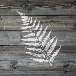 Ferns Stencil Large Fern Stencil, Leaf Stencil, Stencils, Fern Stencils, Fern Leaf Stencil, Fern Wall Stencil, Leaf Stencils For Walls image 2