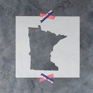 Minnesota State Stencil - Minnesota Stencil, Minnesota State Stencil, State Of Minnesota Stencil, State Stencils, Minnesota Outline Template
