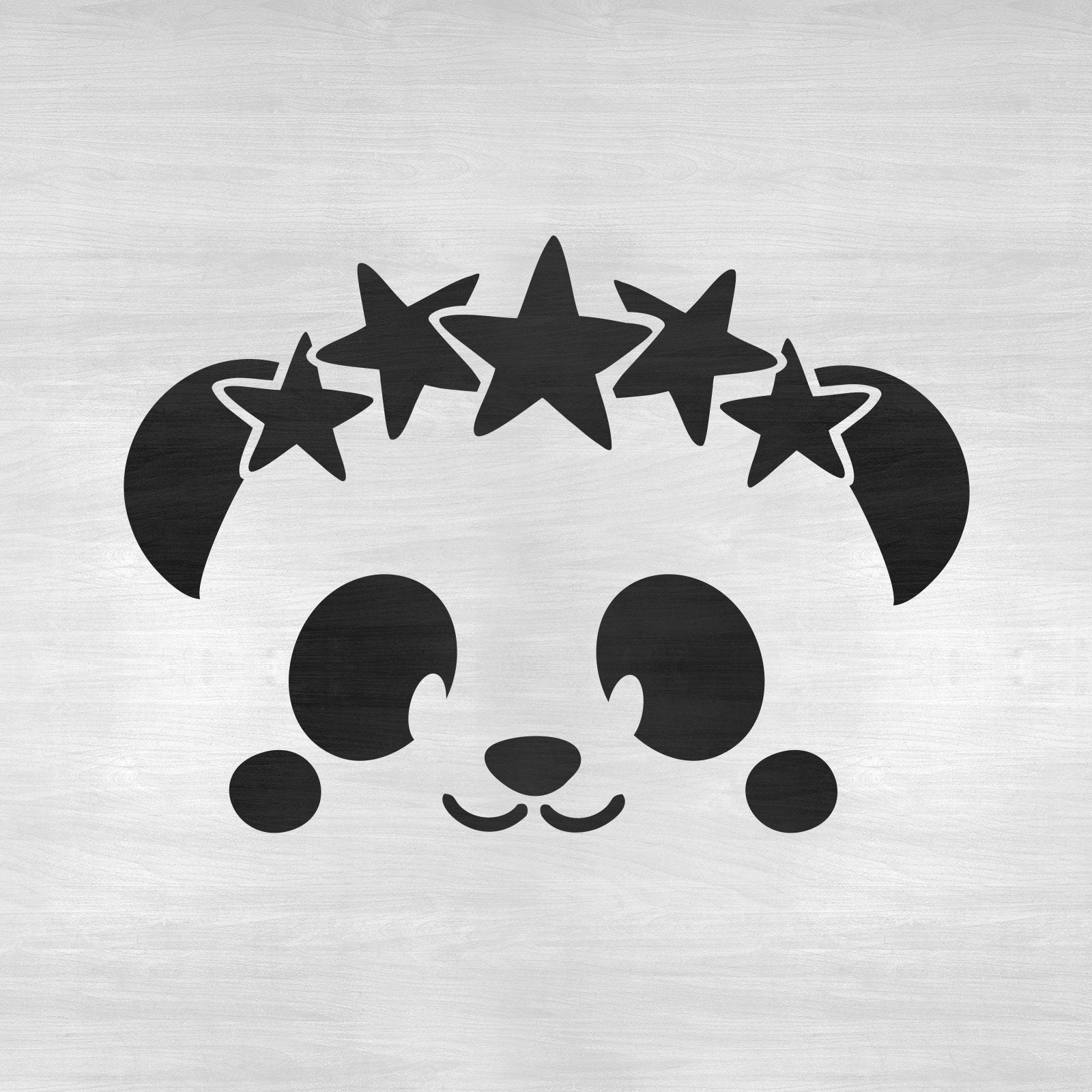Panda Gezicht Stencil Herbruikbare DIY Craft Stencils Met Etsy Nederland panda-gezicht-stencil-herbruikbare-diy-craft-stencils-met-etsy-nederland