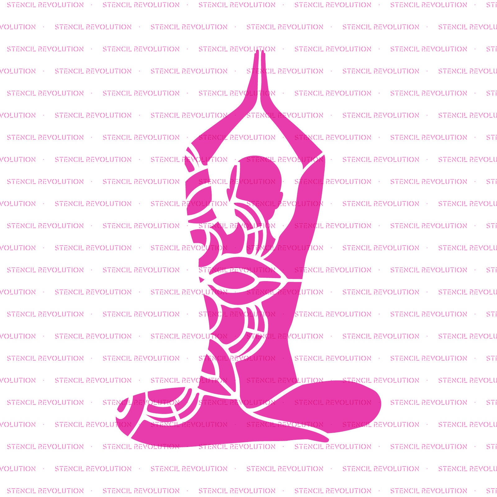 Mandala Yoga Stencil Reusable Stencils for Painting Create - Etsy