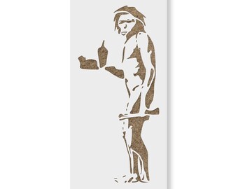 Take Out Banksy Stencil - Banksy Stencils for Graffiti Art and Street Art