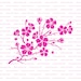 Cherry Blossom Stencil - Flower Stencil, Cherry Blossom Print, Blossom ...