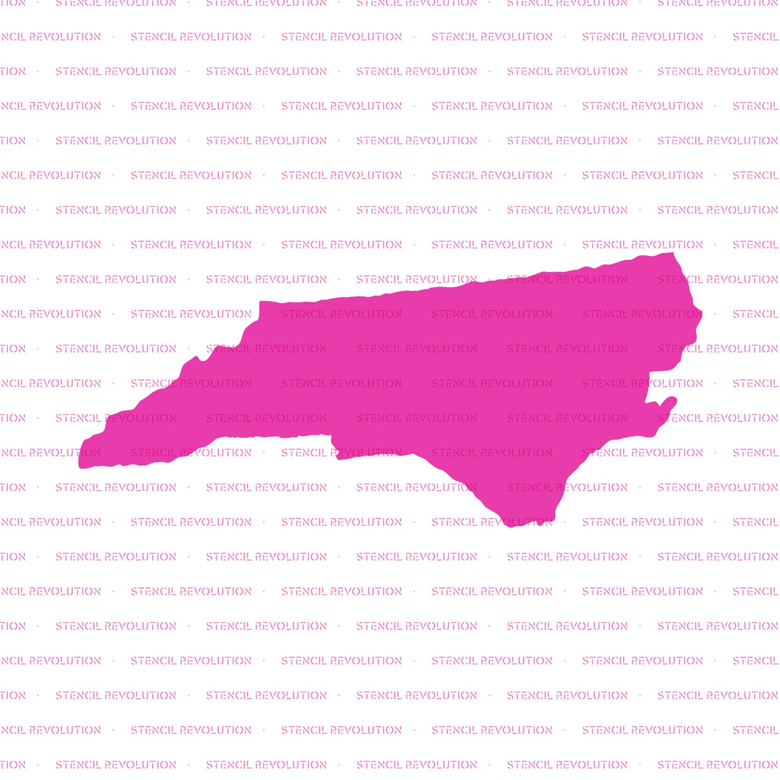 North Carolina State Stencil Hand Drawn Reusable Mylar - Etsy