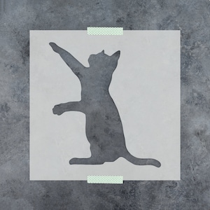 Cat Stencil - Reusable Cat Stencils, Large Cat Stencil, Cat Stencils, Stencil Marking, Stencils