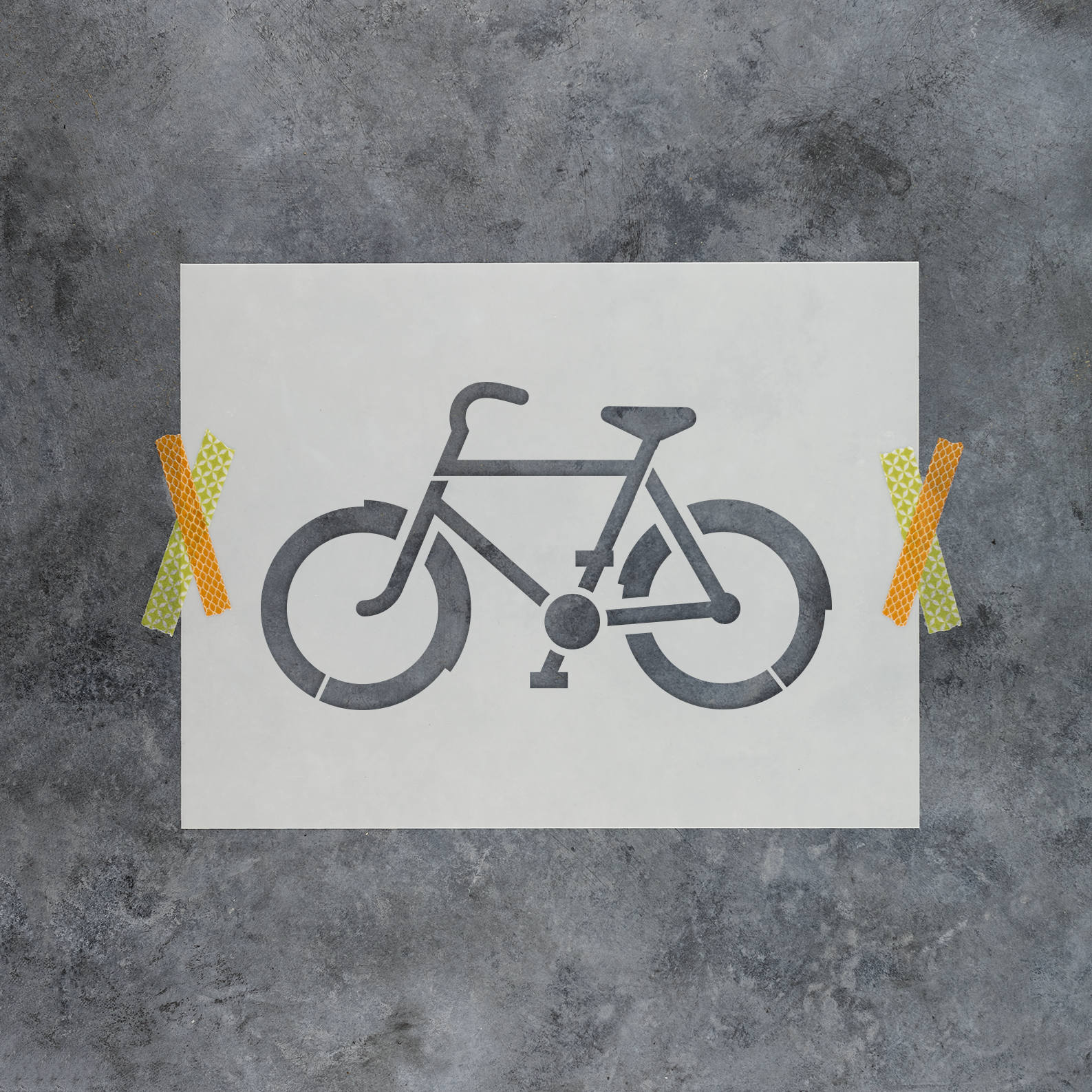 Bike Stencil Reusable DIY Craft Stencils of a Bicycle Etsy