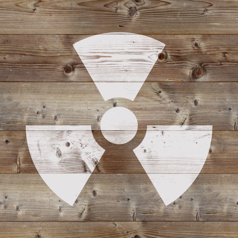Radioactive Stencil Reusable DIY Craft Stencils of a Etsy