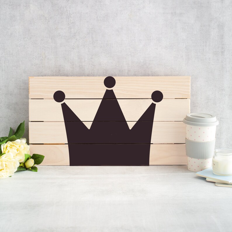 Princess Crown Stencil Reusable Stencils for Painting Etsy