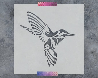 Hummingbird Stencil for Painting Reusable Bird Stencils DIY Craft Template Large Design