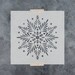 Snowflake Stencil - Reusable DIY Craft Stencils of a Snowflake - Great Christmas Stencils for Holiday Crafting! 