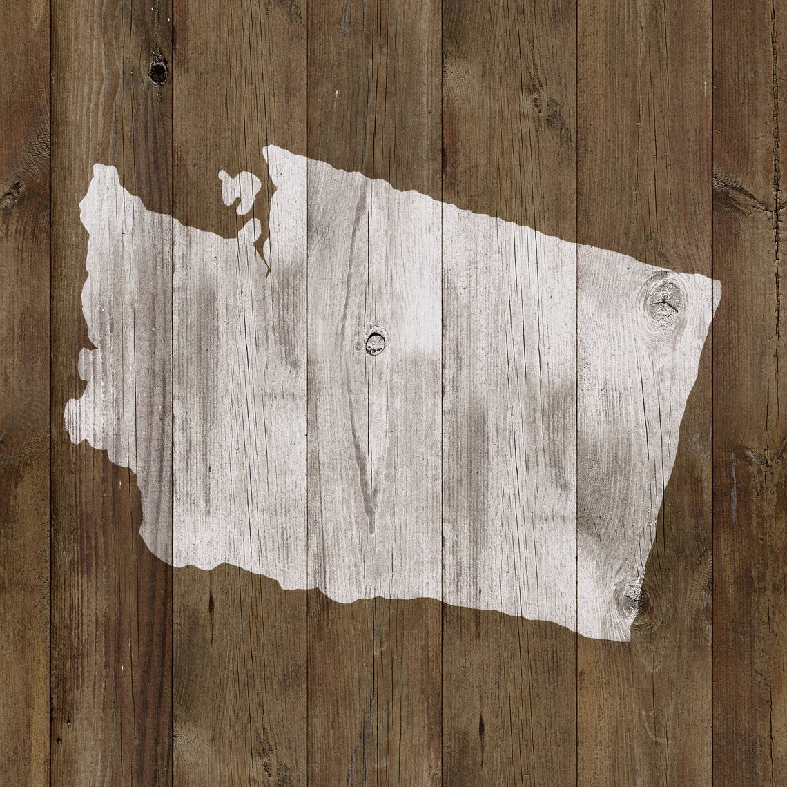 Washington State Stencil Hand Drawn Reusable Mylar Stencil - Etsy
