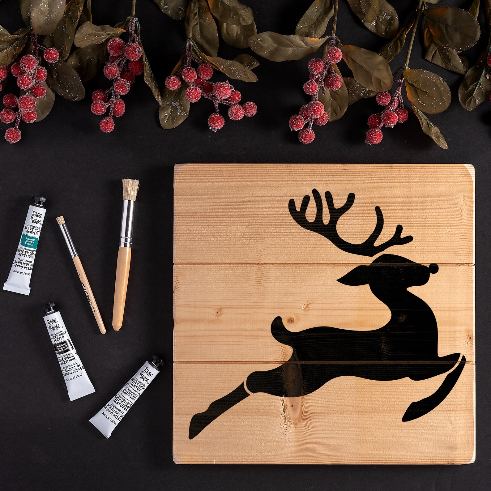 Rudolph Stencil Reusable DIY Craft Stencil Of Rudolph The Etsy