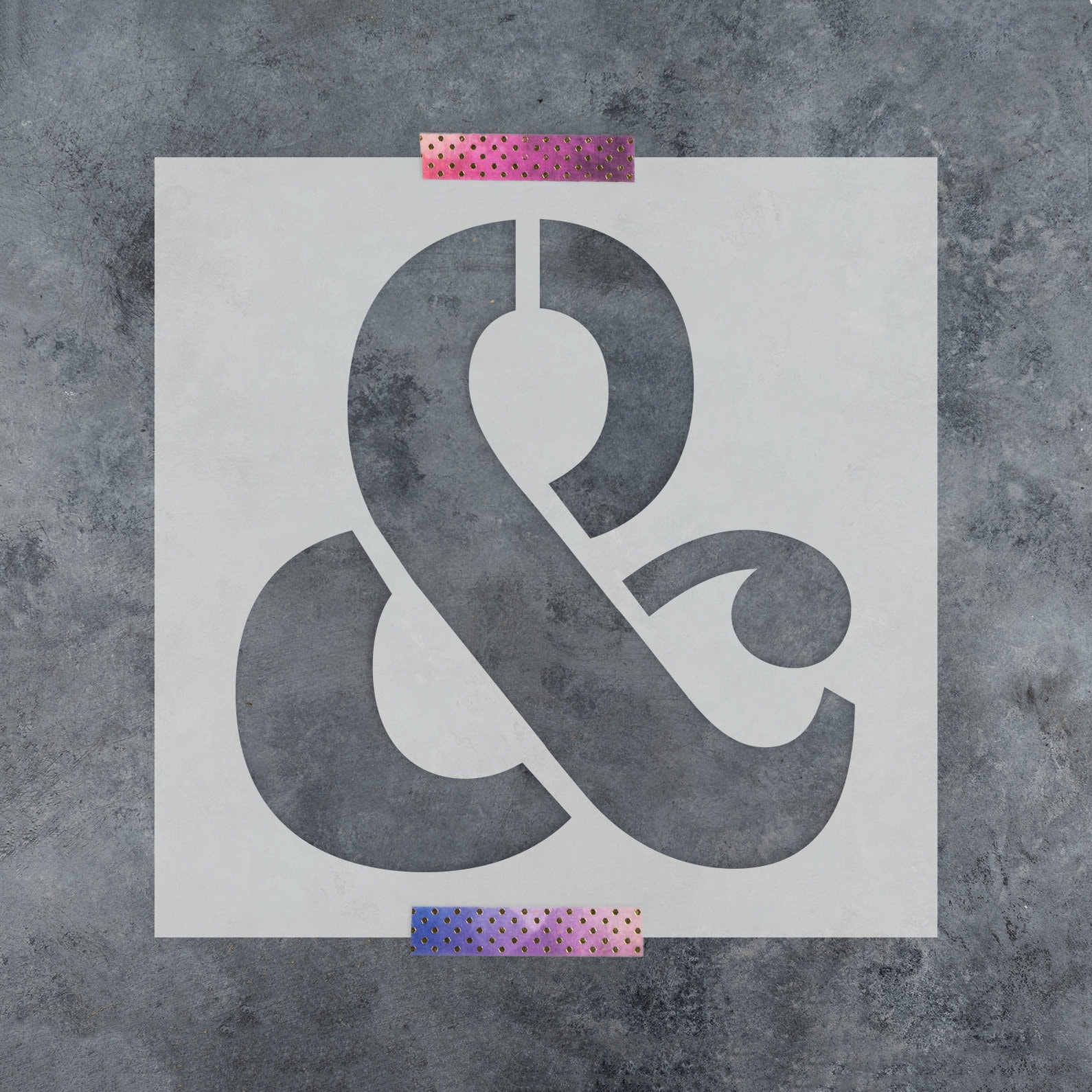 Ampersand Serif Stencil Ampersand Stencil Ampersand - Etsy