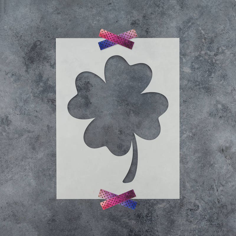 Four Leaf Clover Stencils - Etsy