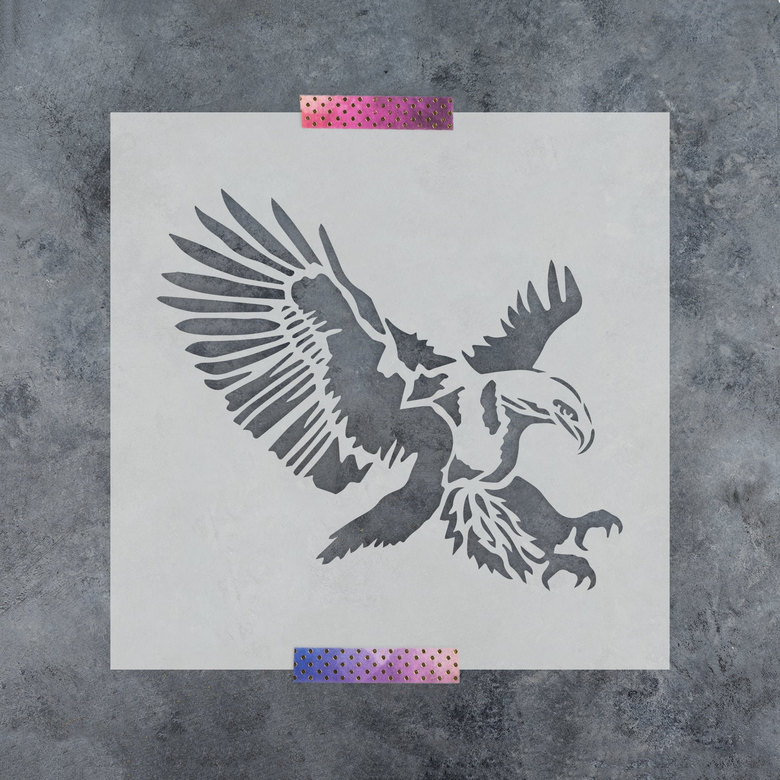 eagle-stencil-reusable-eagle-stencils-bald-eagle-stencils-diy-craft-stencils-of-a-bald-eagle-large-eagle-stencil-design-template-etsy
