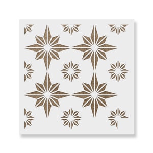 Plectro Tile Stencil Reusable Floor Tile Stencils, Concrete Stencil, Floor Stencils, Stencil For Painting, Kitchen Stencils, Floor Stencil image 2