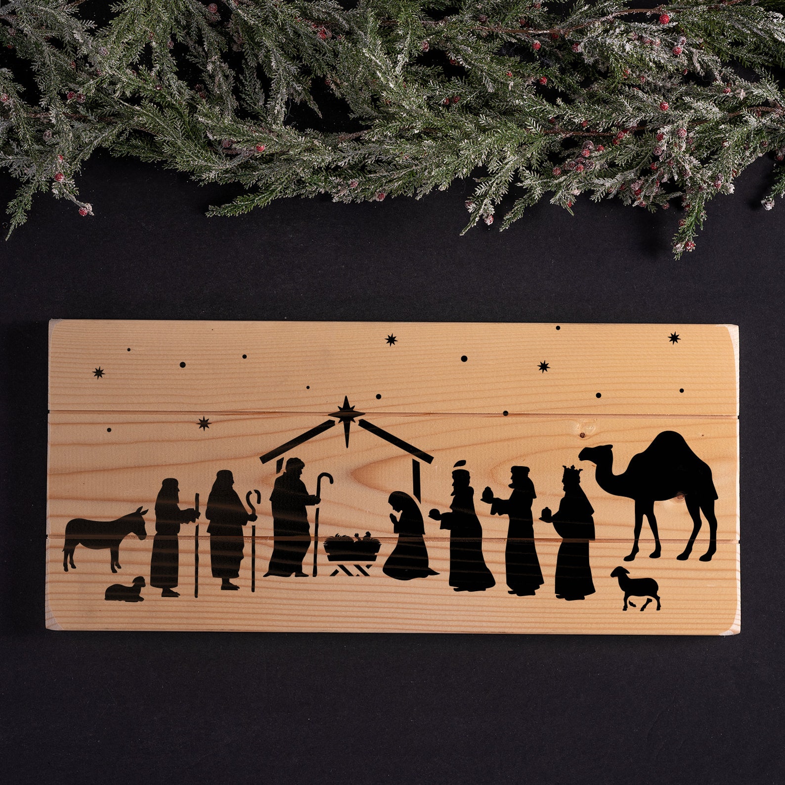Nativity Stencil Reusable DIY Craft Christmas Stencils for Etsy Canada
