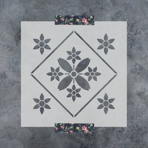 Blooming Blossoms Stencil - Large Blossom Stencils, Blossom Stencil Designs, Flowers Stencil, Girls Stencil, Nursery Stencil