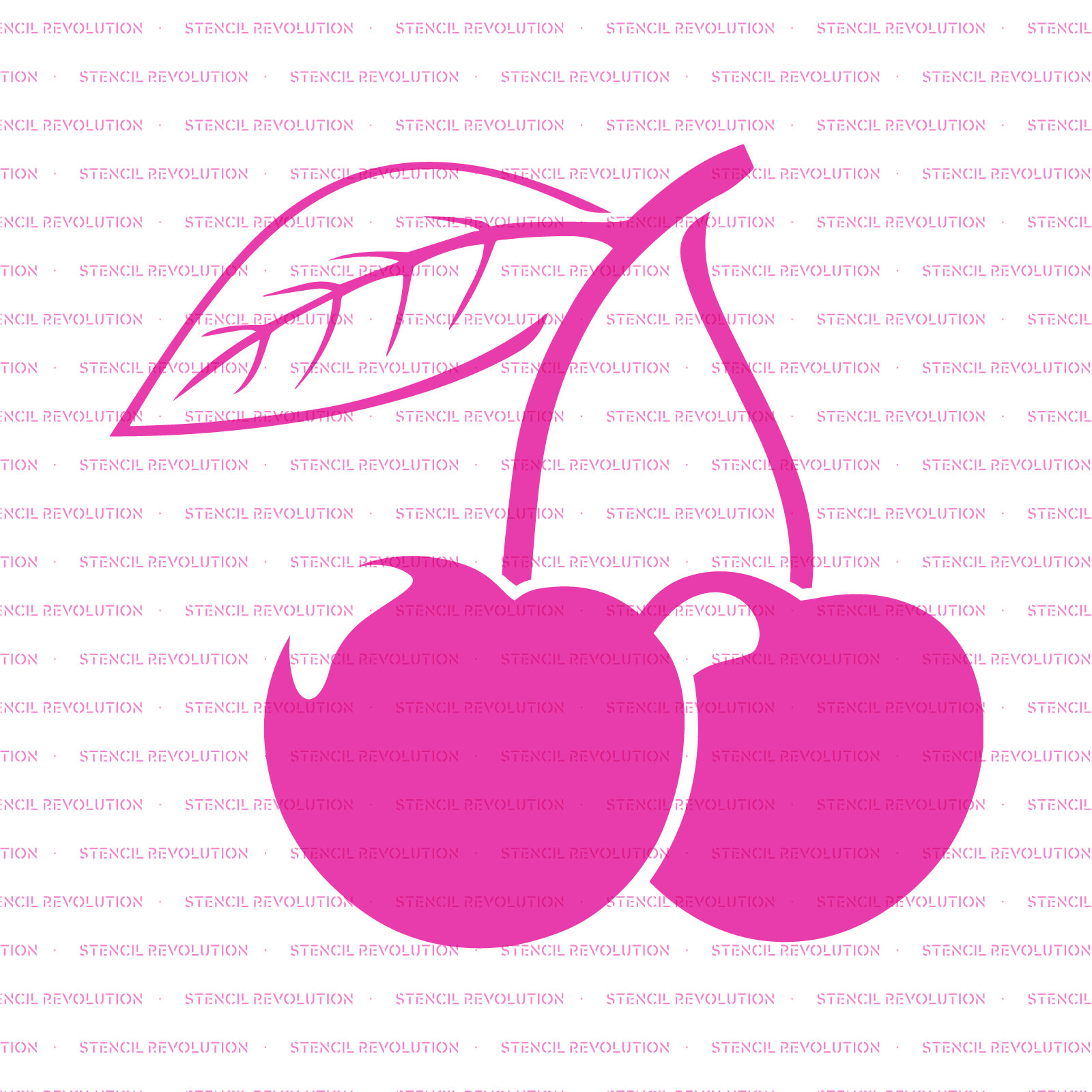 Cherry Stencil Reusable DIY Craft Stencils of Cherries - Etsy