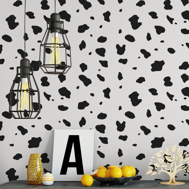 Dalmatian Spots Stencil 33 x 22 Reusable DIY Craft Wall Stencils of