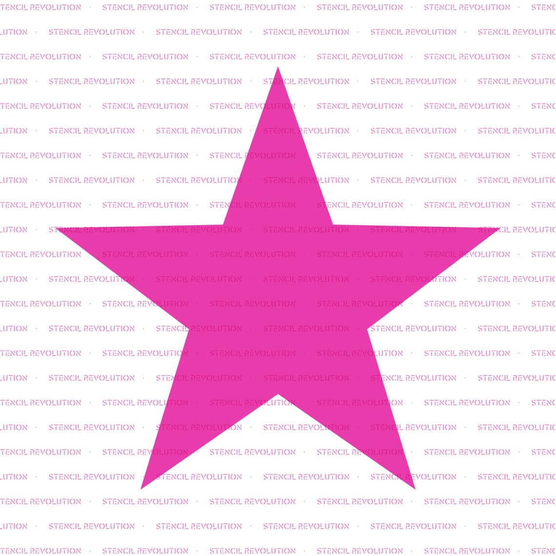 Star Stencil Reusable DIY Craft Stencils of a Single Star | Etsy