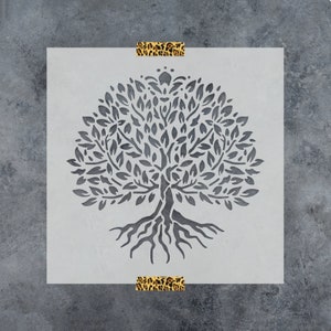 Yggdrasil Tree of Life Stencil - Tree Stencils, Tree Of Life Stencil, Tree Stencil, Large Tree Stencils, Tree Stencils For Canvas