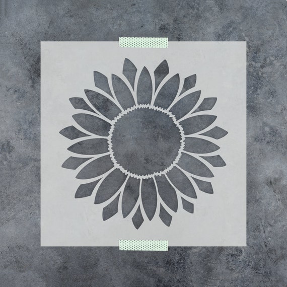 Sunflower Stencil Reusable Sunflower Stencils for Painting - Etsy Denmark