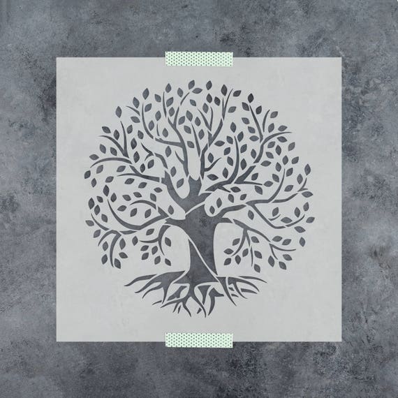 Tree Of Life Stencil, Reusable Tree Stencil, Art Stencil, DIY Craft  Stencil, Large Tree Stencil, Tree Of Life Wall Stencil