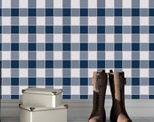 Buffalo Check Plaid Wall Paint Stencil for DIY Decor, Reusable Large Checker Stencils