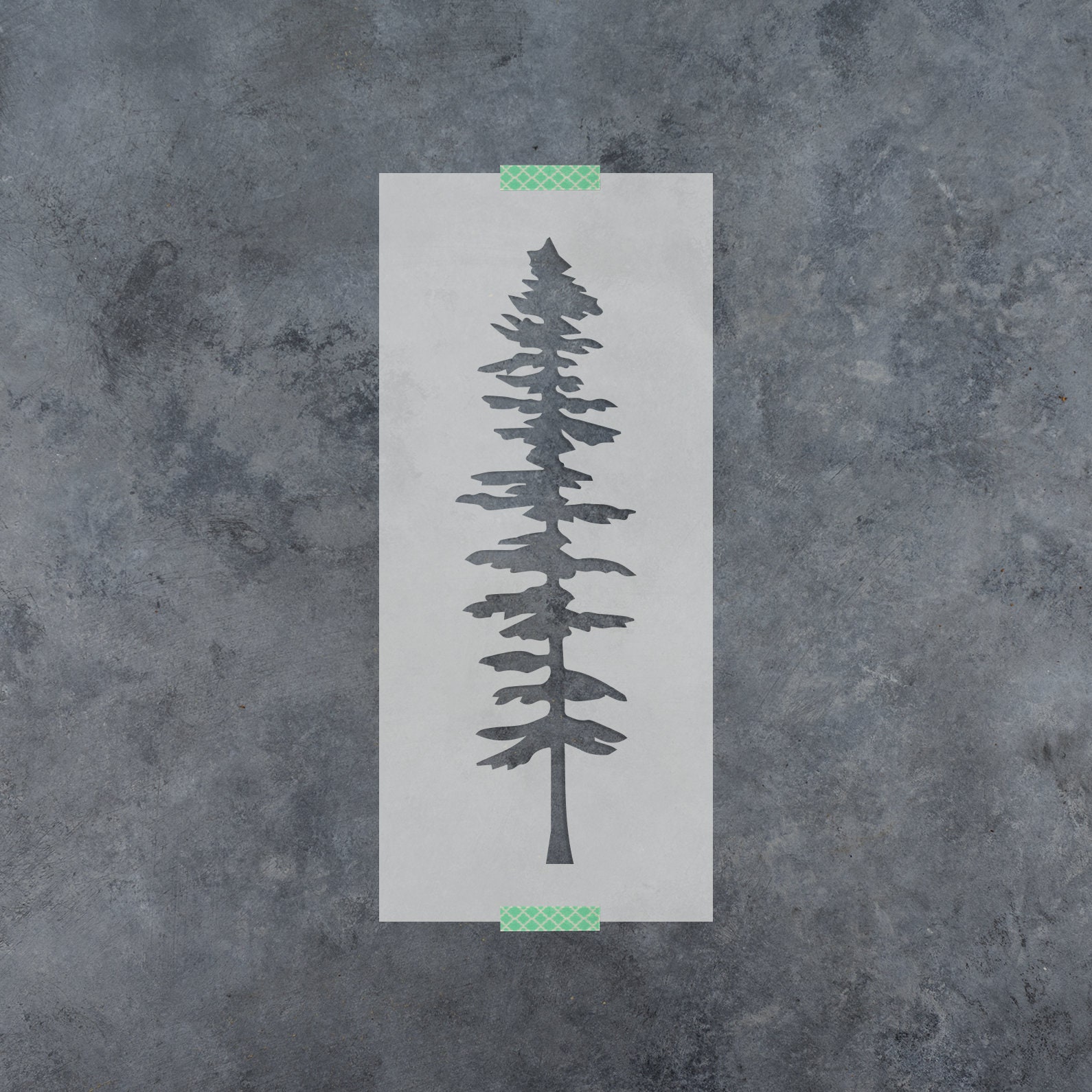 Pine Trees Stencil - Reusable Stencils for Wall Art, Home Décor, Painting,  Art & Craft, Size options - A4, A3, A2