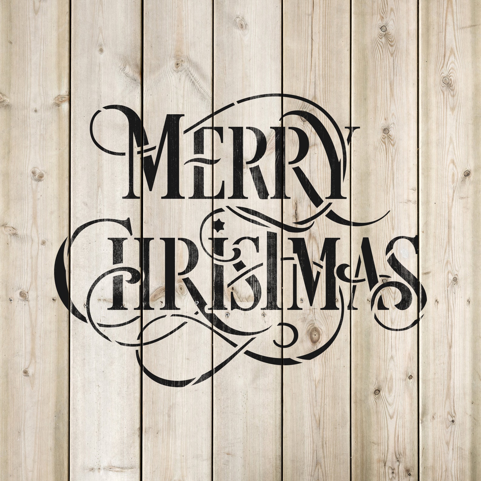 merry-christmas-stencil-reusable-diy-stencil-of-merry-etsy