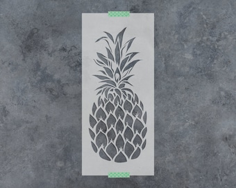 Pineapple Stencil, Large Pineapple Stencils, DIY, Stencil Pineapple, Pochoir Ananas, Pineapple Wall Stencil, Large Stencils For Fence