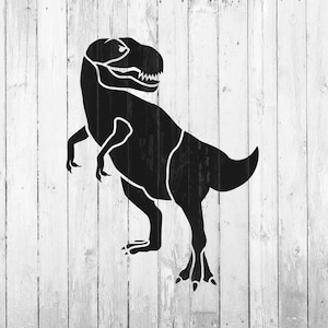 Tyrannosaurus Dinosaur Stencil T Rex Stencil, Dinosaur Wall Stencil