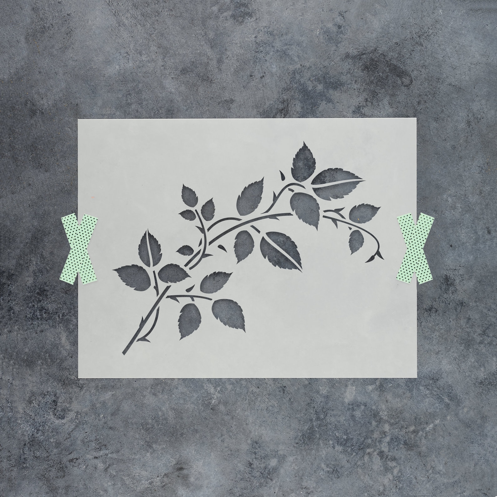 Vine Stencil Reusable Leaf Stencil for Nature Decor Floral Etsy