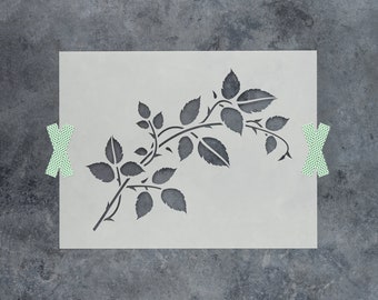 Vine Stencil - Reusable Leaf Stencil for Nature Decor - Floral Vine Stencils, Stencils, Vine Stencil, Floral Stencil, Ivy Stencil