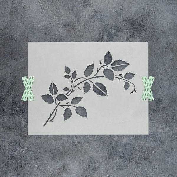 Vine Stencil - Reusable Leaf Stencil for Nature Decor - Floral Vine Stencils, Stencils, Vine Stencil, Floral Stencil, Ivy Stencil