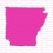 Arkansas State Stencil Hand Drawn Arkansas Stencil Stencil - Etsy