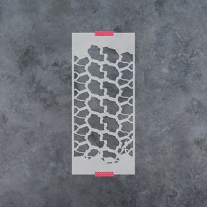 Tire Tracks Stencil - Tire Track Stencil, Tire Stencil, Tire Tracks, Jeep Stencil, Dirt Bike Tire Track Stencil, Tire Tread Wall Stencil